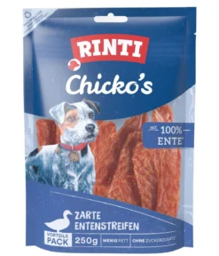 Rinti Hundesnack Chicko's Zarte Entenstreifen, 250 g