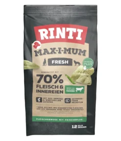 Rinti Trockenfutter für Hunde MAX-I-MUM Fresh Adult, Pansen