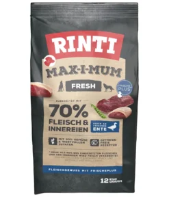 Rinti Trockenfutter für Hunde MAX-I-MUM Fresh Adult, Ente