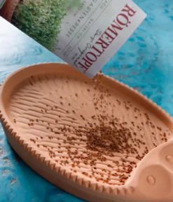 Römertopf Kresse-Igel inkl. Saatgut