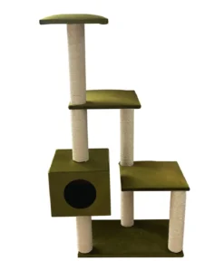 ROHRSCHNEIDER® Kratzbaum samt, ca. B72/H133/T48 cm