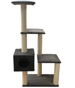 ROHRSCHNEIDER® Kratzbaum samt, ca. B72/H133/T48 cm