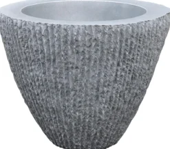 Roto Kunststoff-Blumentopf Samba, konisch, Ø 62 cm, grau