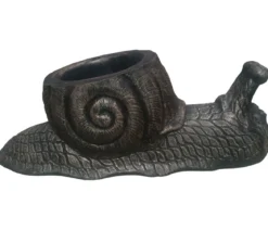 Roto Kunststoff-Pflanztopf Schnecke, bronze, ca. B80/H31/T27,5 cm