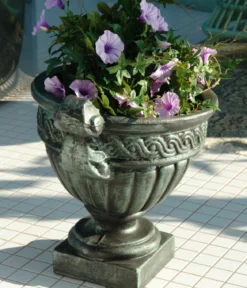 Roto Kunststoff-Pflanztopf Vase S, bronze, ca. Ø37/H39,5 cm