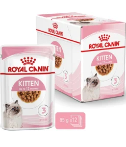 ROYAL CANIN® Nassfutter für Katzen Kitten in Soße, 12 x 85 g
