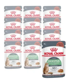 ROYAL CANIN® Nassfutter für Katzen Digestive Care in Soße, 12 x 85 g