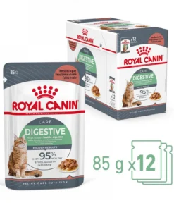 ROYAL CANIN® Nassfutter für Katzen Digestive Care in Soße, 12 x 85 g