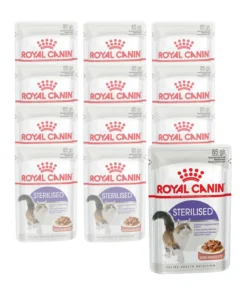 ROYAL CANIN® Nassfutter für Katzen Sterilised in Soße, 12 x 85 g