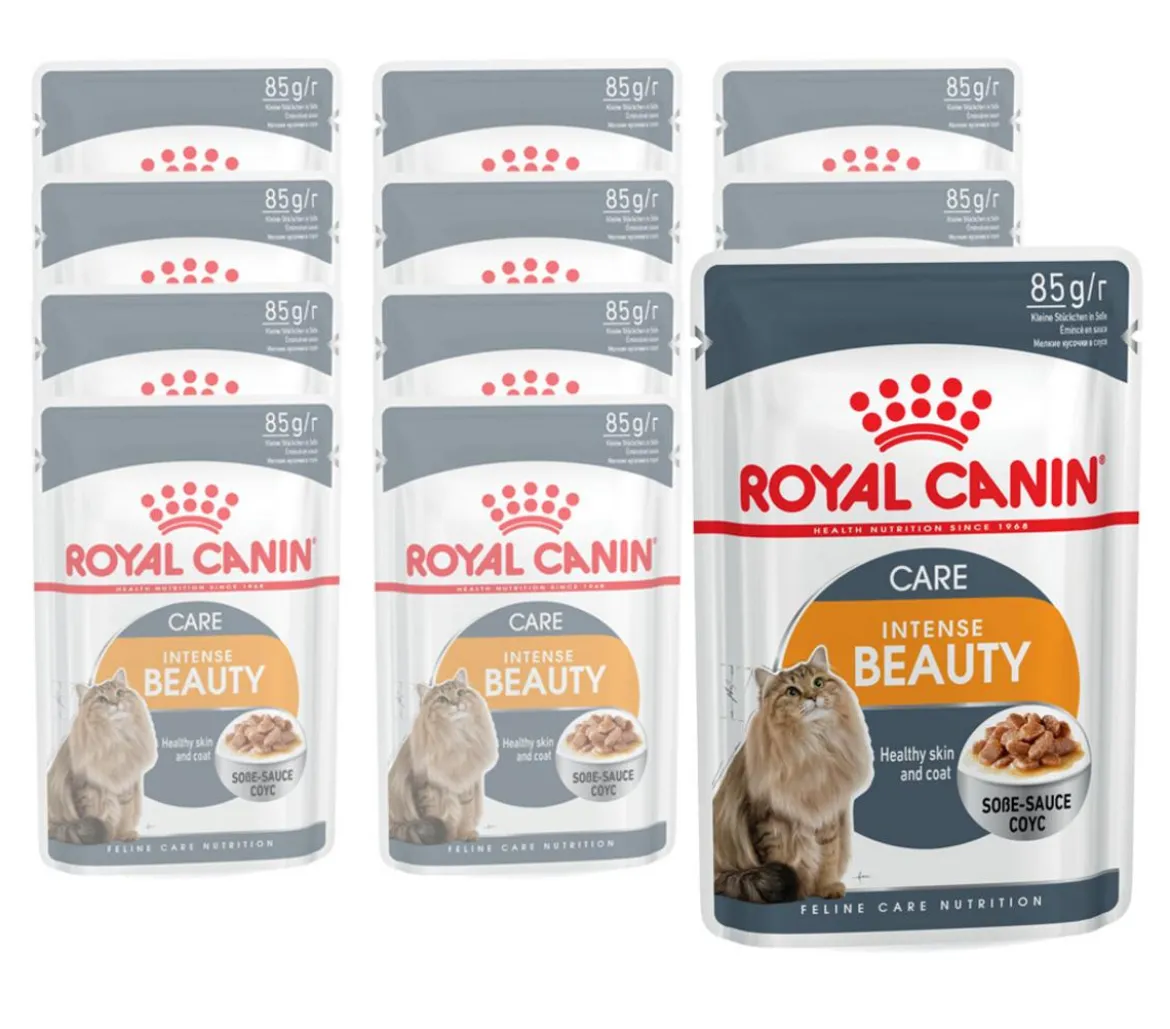 Royal Canin Nassfutter Intense Beauty, 12 x 85g