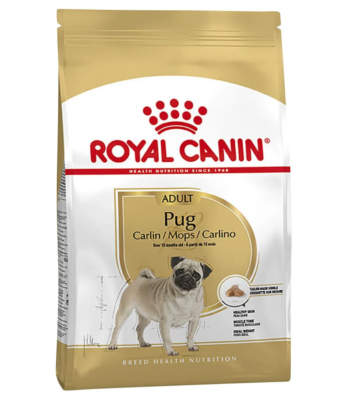 ROYAL CANIN® Trockenfutter für Hunde Pug Adult