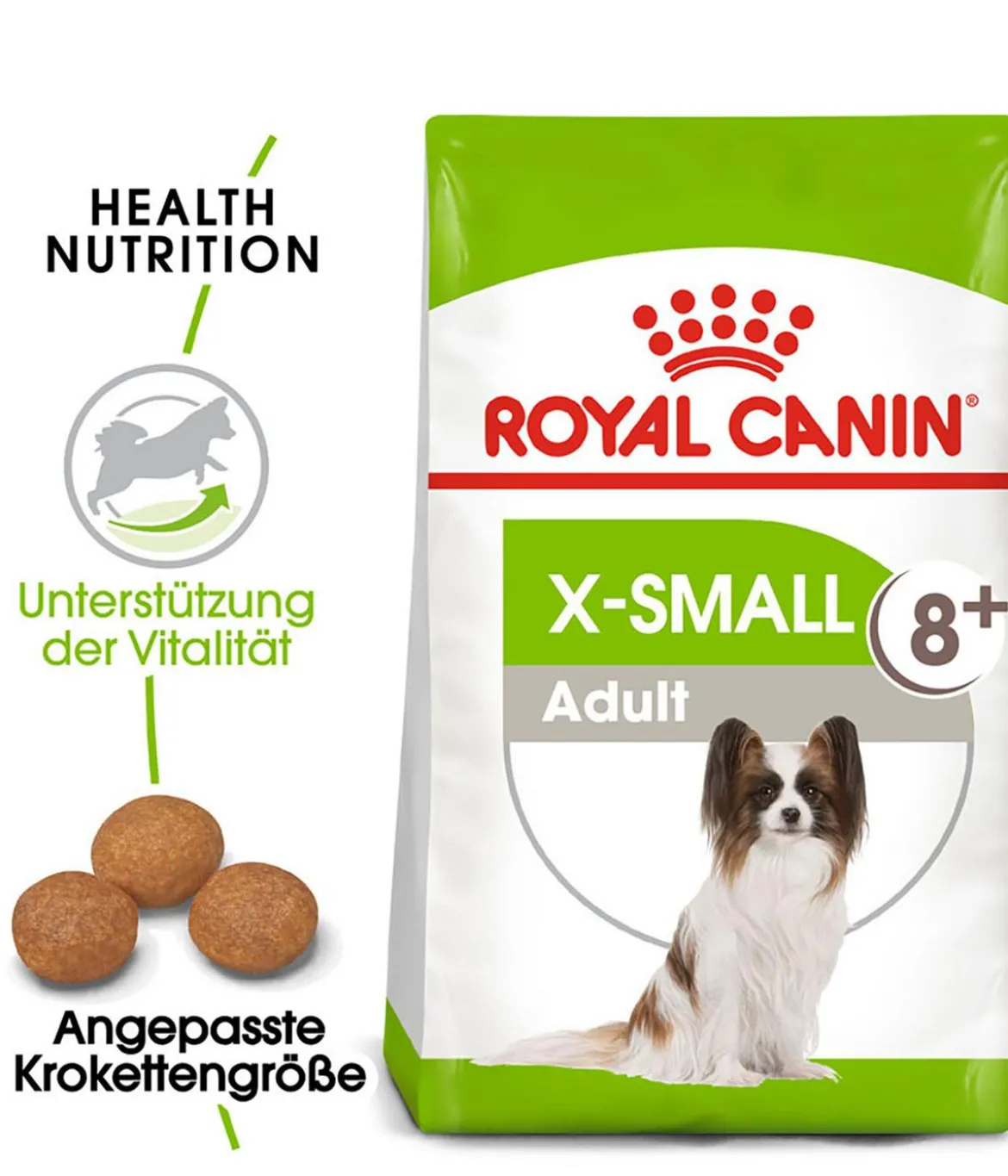ROYAL CANIN® Trockenfutter für Hunde X-Small Adult 8+