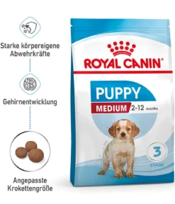 ROYAL CANIN® Trockenfutter für Hunde Medium Puppy