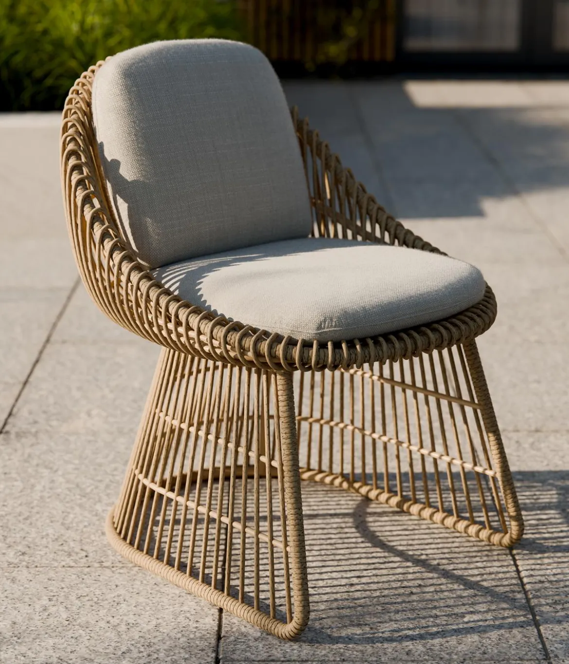 Royal Garden Geflechtstuhl Norden, ca. B67,5/H82/T60,5 cm