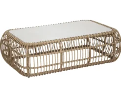 Royal Garden Geflechttisch Norden, ca. B128/H38,5/T80,5 cm