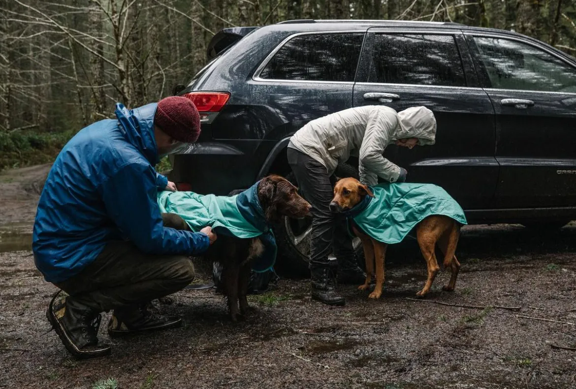 RUFFWEAR® Hunde-Handtuchmantel Dirtbag™ Aurora Teal