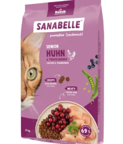 Sanabelle® Life Trockenfutter für Katzen Senior, Huhn & Preiselbeeren