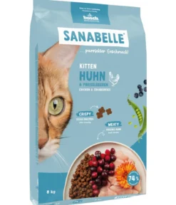 Sanabelle® Life Trockenfutter für Katzen Kitten, Huhn & Preiselbeeren