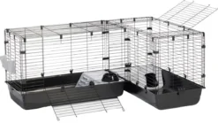 SAVIC Eck-Nagerheim Cubix Corner, schwarz, ca. B198/H63,5/T50 cm