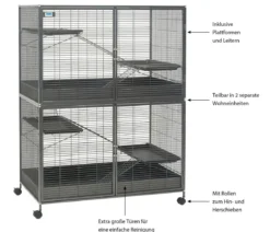 SAVIC Nagerheim Suite Royal XL, ca. B115,5/H155,5/T67,5 cm