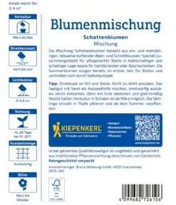 Schattenblumen Mix, Saatgut von Kiepenkerl