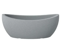 Scheurich Kunststoff-Jardiniere Wave Globe, oval, ca. B58/H23/T24 cm