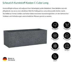 Scheurich Kunststoff-Kasten C-Cube Long, rechteckig
