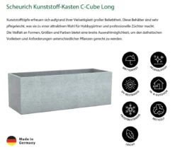 Scheurich Kunststoff-Kasten C-Cube Long, rechteckig