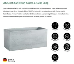 Scheurich Kunststoff-Kasten C-Cube Long, rechteckig