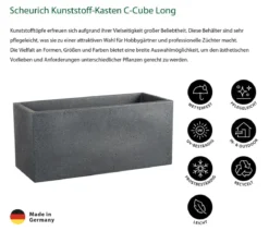 Scheurich Kunststoff-Kasten C-Cube Long, rechteckig