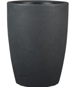 Scheurich Kunststoff-Pflanztopf Verona, rund, schwarz-granit