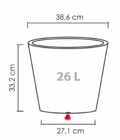 Scheurich Kunststoff-Topf C-Cone, rund