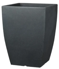 Scheurich Kunststoff-Vase Bologna, eckig, anthrazit