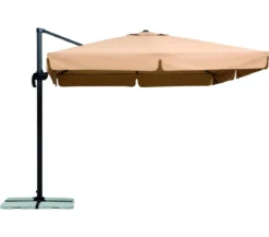 Schneider Classics Sonnenschirm Rhodos, Holzoptik, quadratisch ca. B300/T300 cm