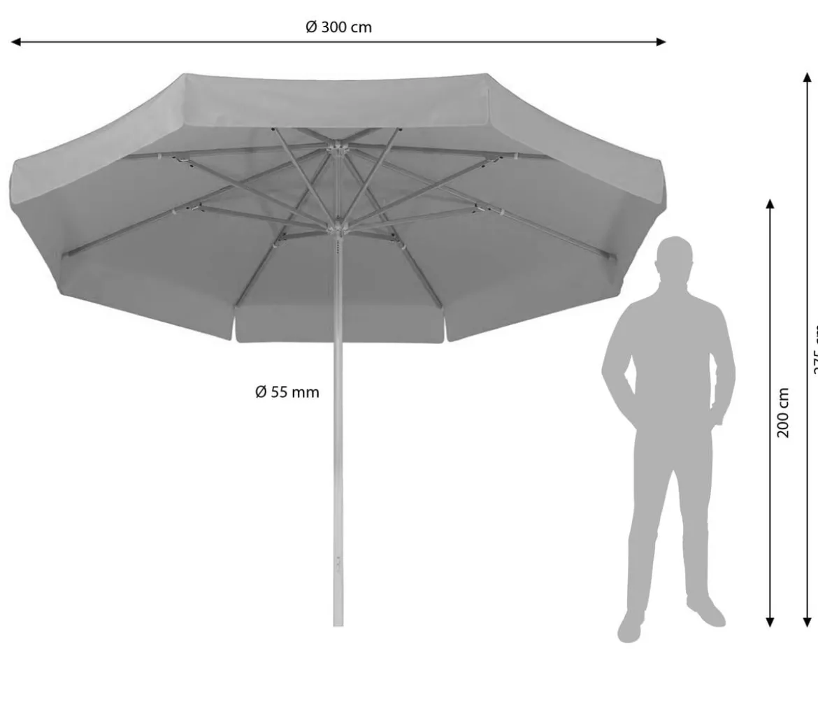 Schneider Gastro Sonnenschirm Jumbo, rund, ca. Ø300 cm