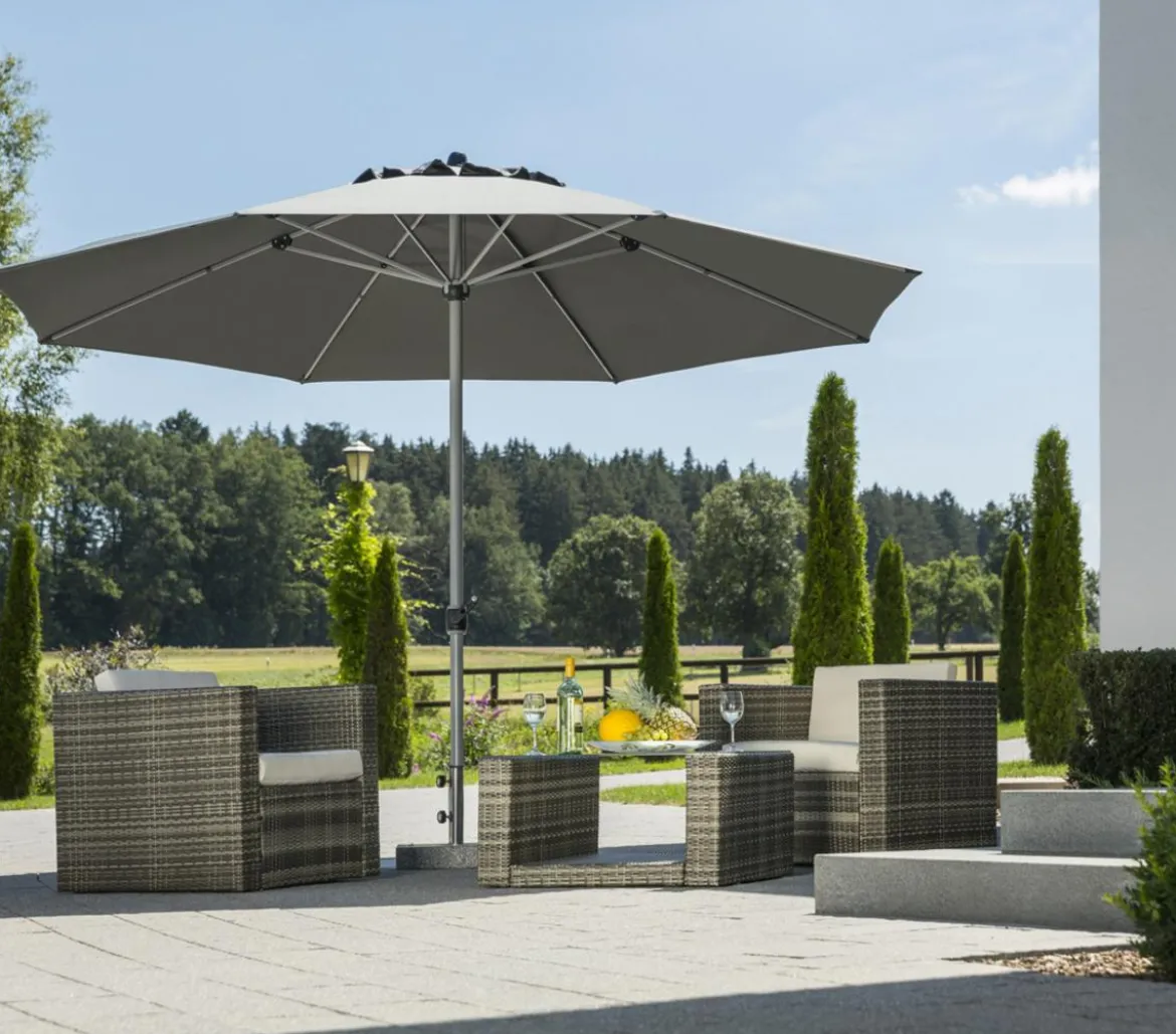 Schneider Premium Sonnenschirm Gemini, rund, ca. Ø360 cm