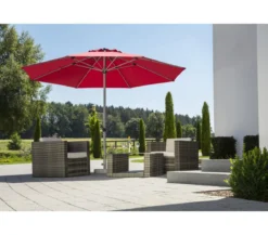 Schneider Premium Sonnenschirm Gemini, rund, ca. Ø360 cm