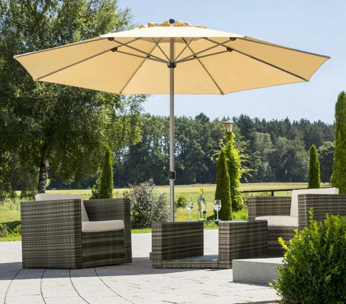 Schneider Premium Sonnenschirm Gemini, rund, ca. Ø360 cm