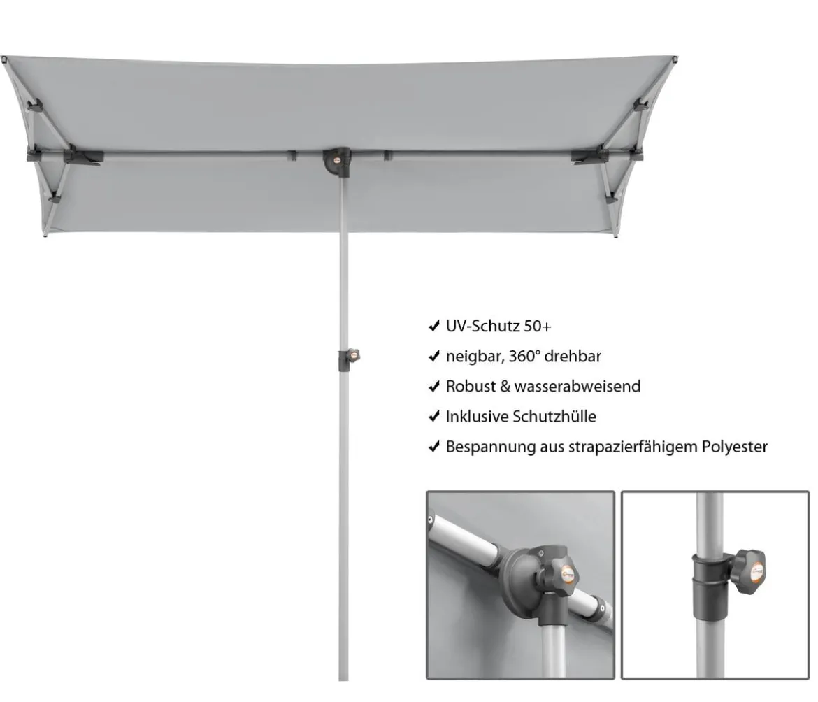 Schneider Sonnenschirm Novara, rechteckig, ca. B190/T140 cm