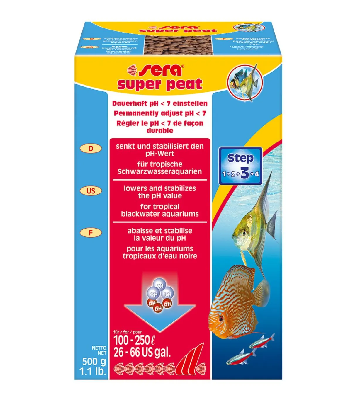 sera Aquariumzubehör super peat