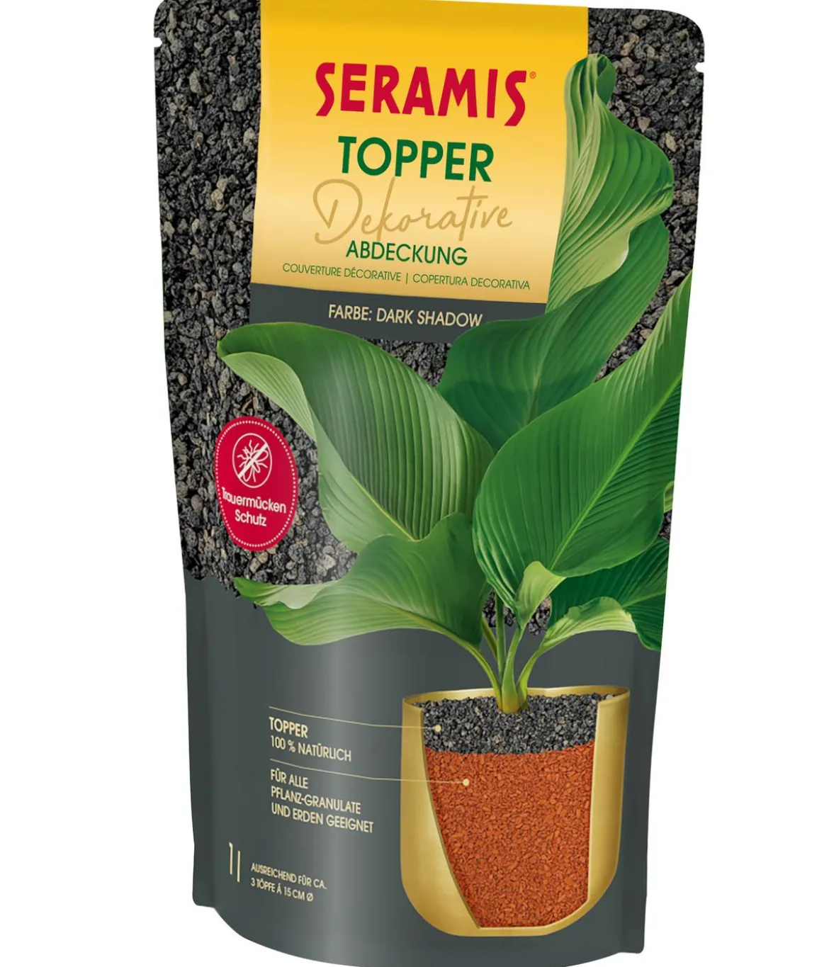 Seramis Topper-Granulat Dark Shadow, 1 l