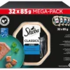 Sheba® Nassfutter für Katzen Classics in Pastete Multipack Adult, Fisch Variation, 32 x 95 g