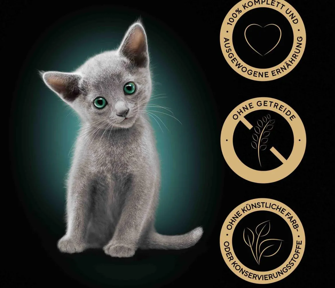 Sheba® Nassfutter für Katzen in Sauce Multipack Kitten, Feine Vielfalt, 40 x 85 g