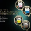 Sheba® Nassfutter für Katzen Sauce Collection Multipack Adult, Feine Vielfalt, 32 x 95 g