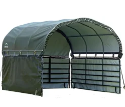 Shelter Logic Erweiterung für Pferdestallüberdachung, ca. B370/H170/T370 cm
