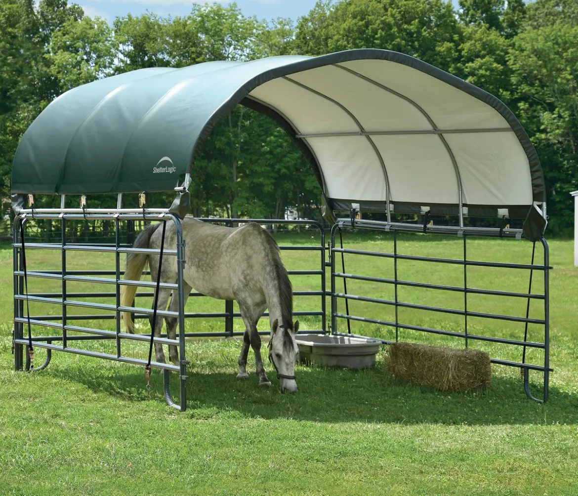 Shelter Logic Pferdestallüberdachung, ca. B370/H160/T370 cm