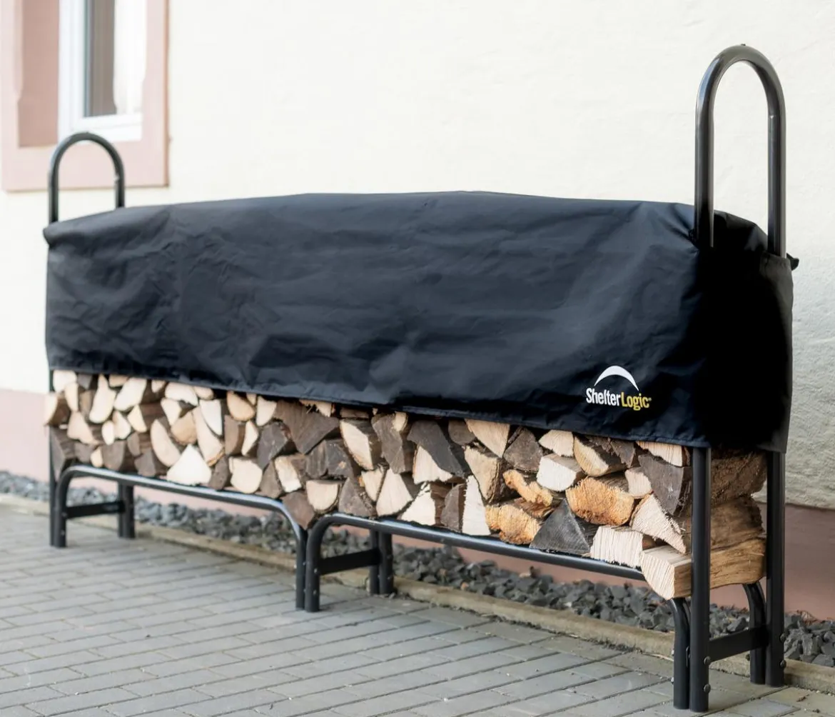 ShelterLogic Stahl-Kaminholzregal