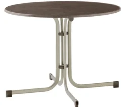 Sieger Klapptisch Boulevard mit mecalit®-PRO-Platte, ca. Ø100/H72 cm