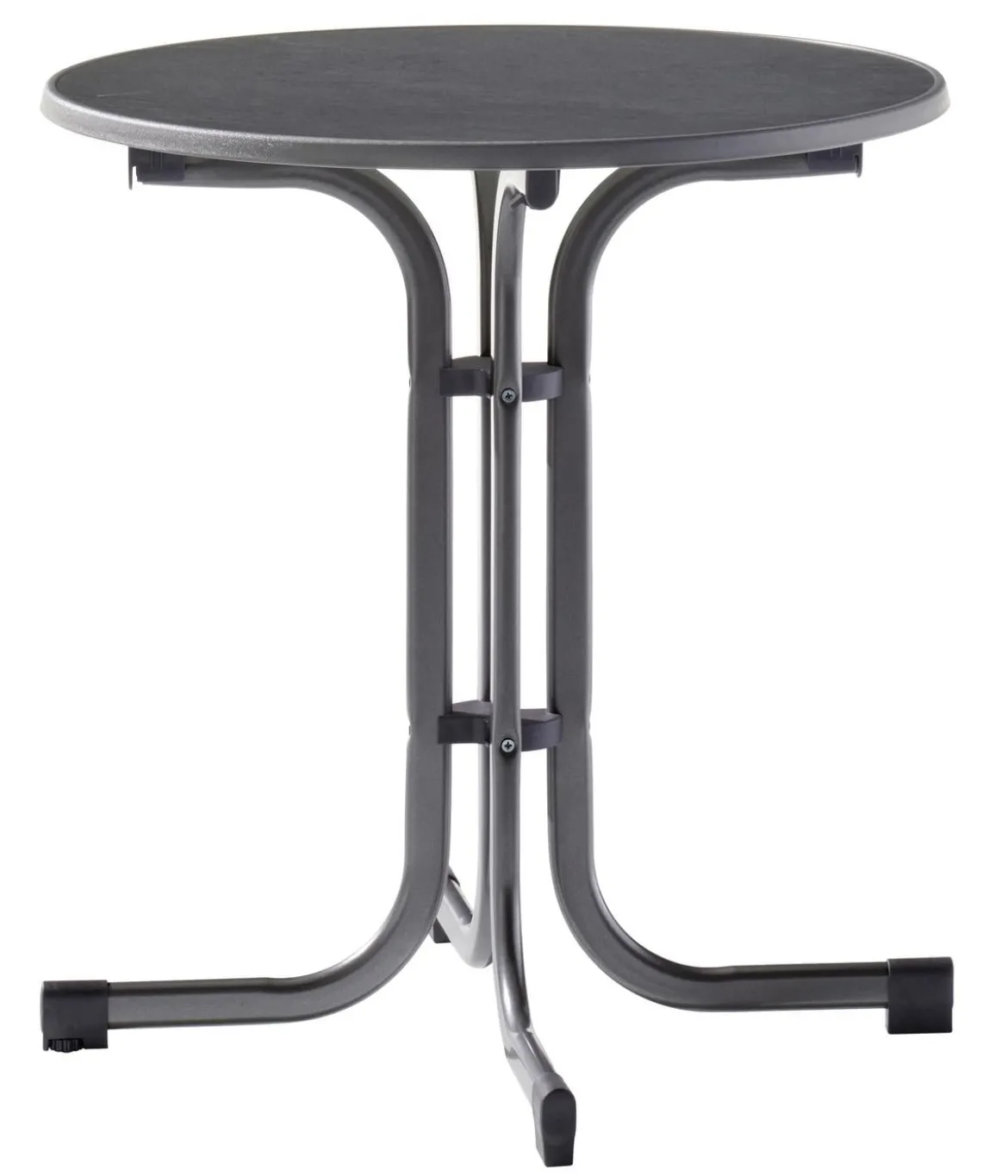 Sieger Klapptisch Boulevard mit mecalit®-PRO-Platte, ca. Ø70/H72 cm