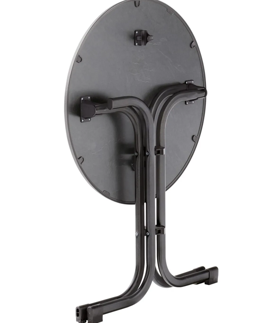 Sieger Klapptisch Boulevard mit mecalit®-PRO-Platte, ca. Ø70/H72 cm